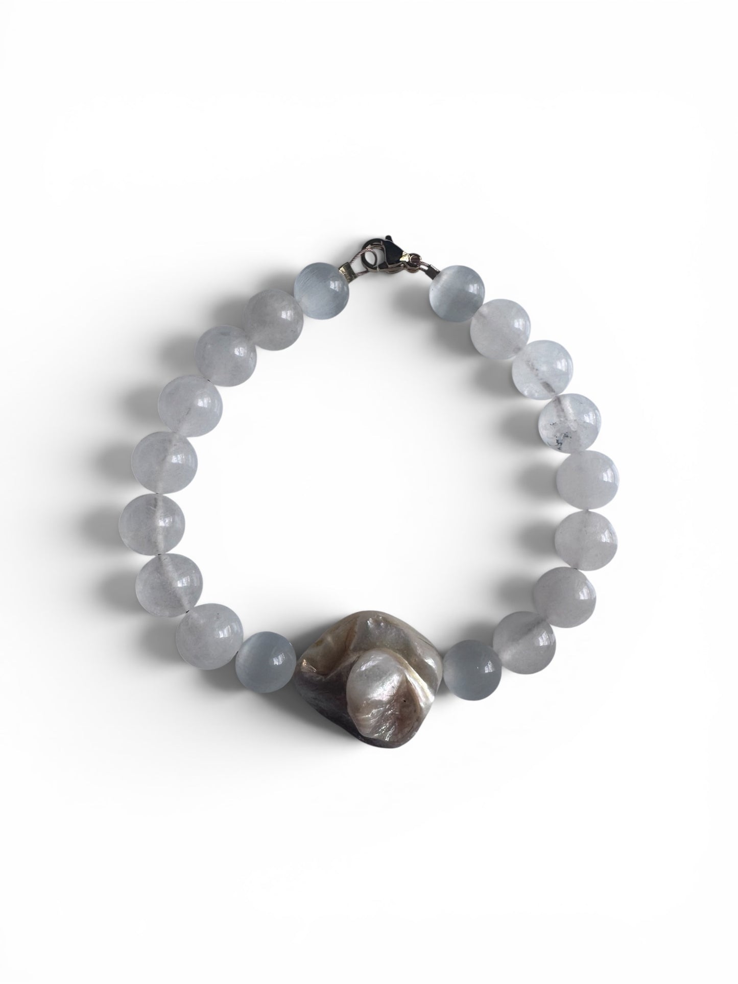 Shell Collection - Moon stone shell -bracelet
