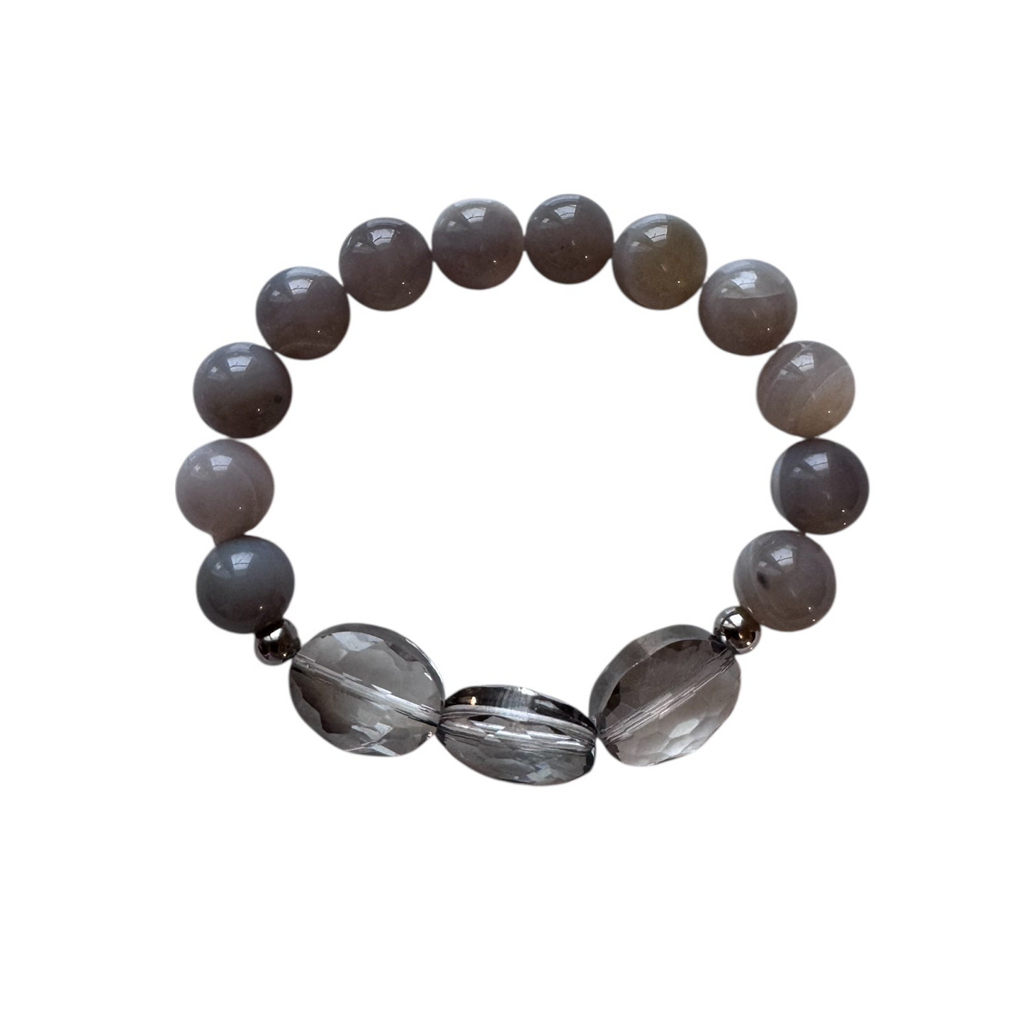 Grey Agate -bracelet