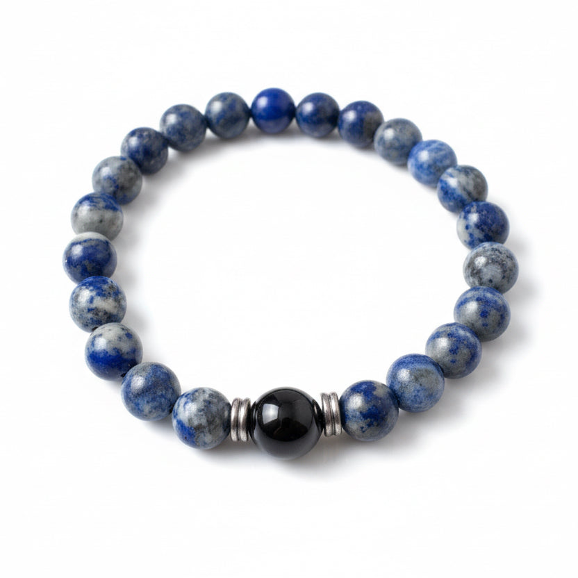 Lapis Azuli Obsidian -bracelet
