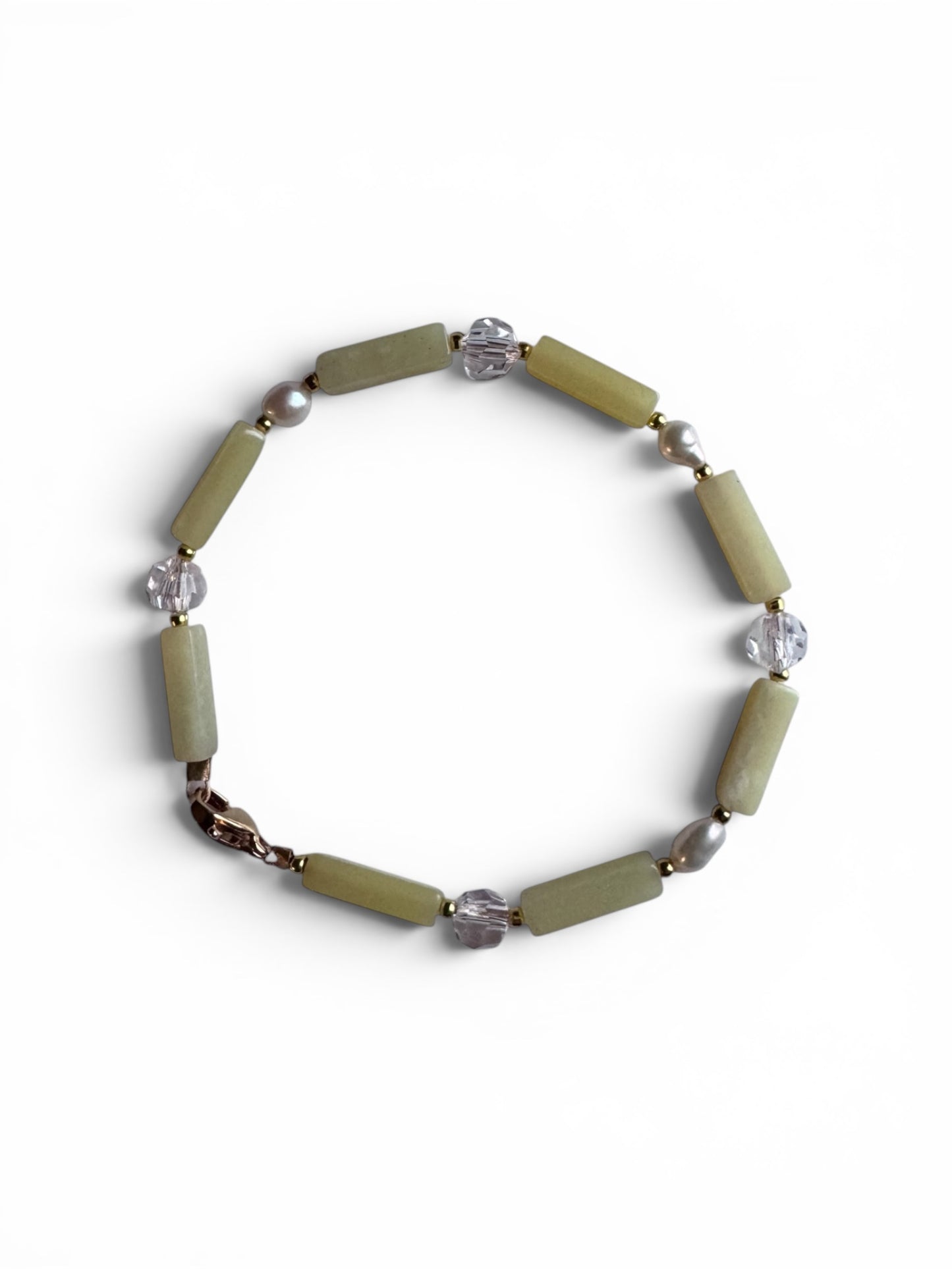 Yellow Nephrite -bracelet
