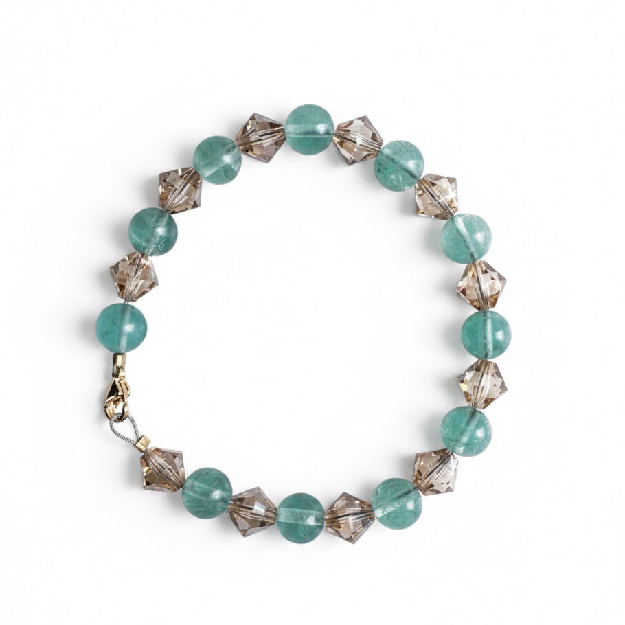 Moss Agate Crystal -bracelet
