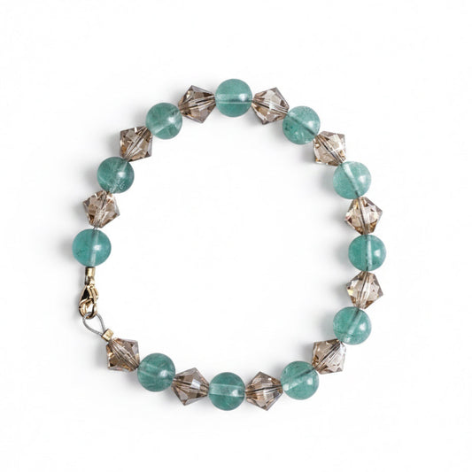 Moss Agate Crystal -bracelet