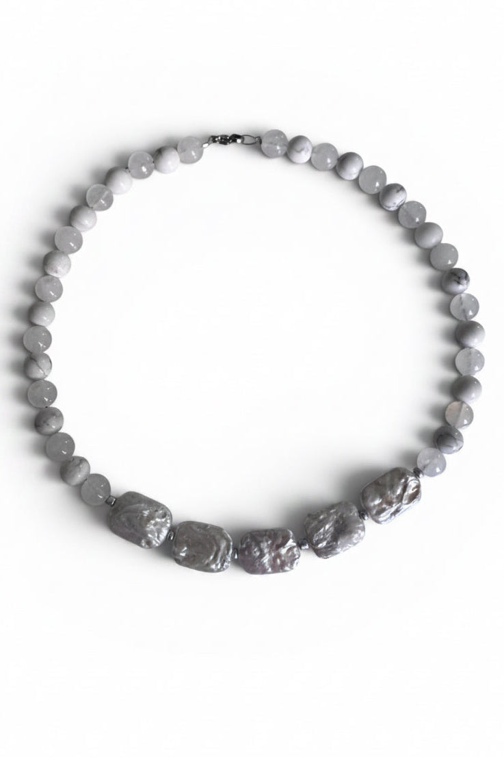 Moonstone Freshwater Pearl -necklace