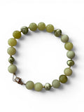 Nephrite Freshwater Pearl -bracelet