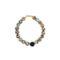 Handcrafted Beaded Bracelet with Natural Stone Accents