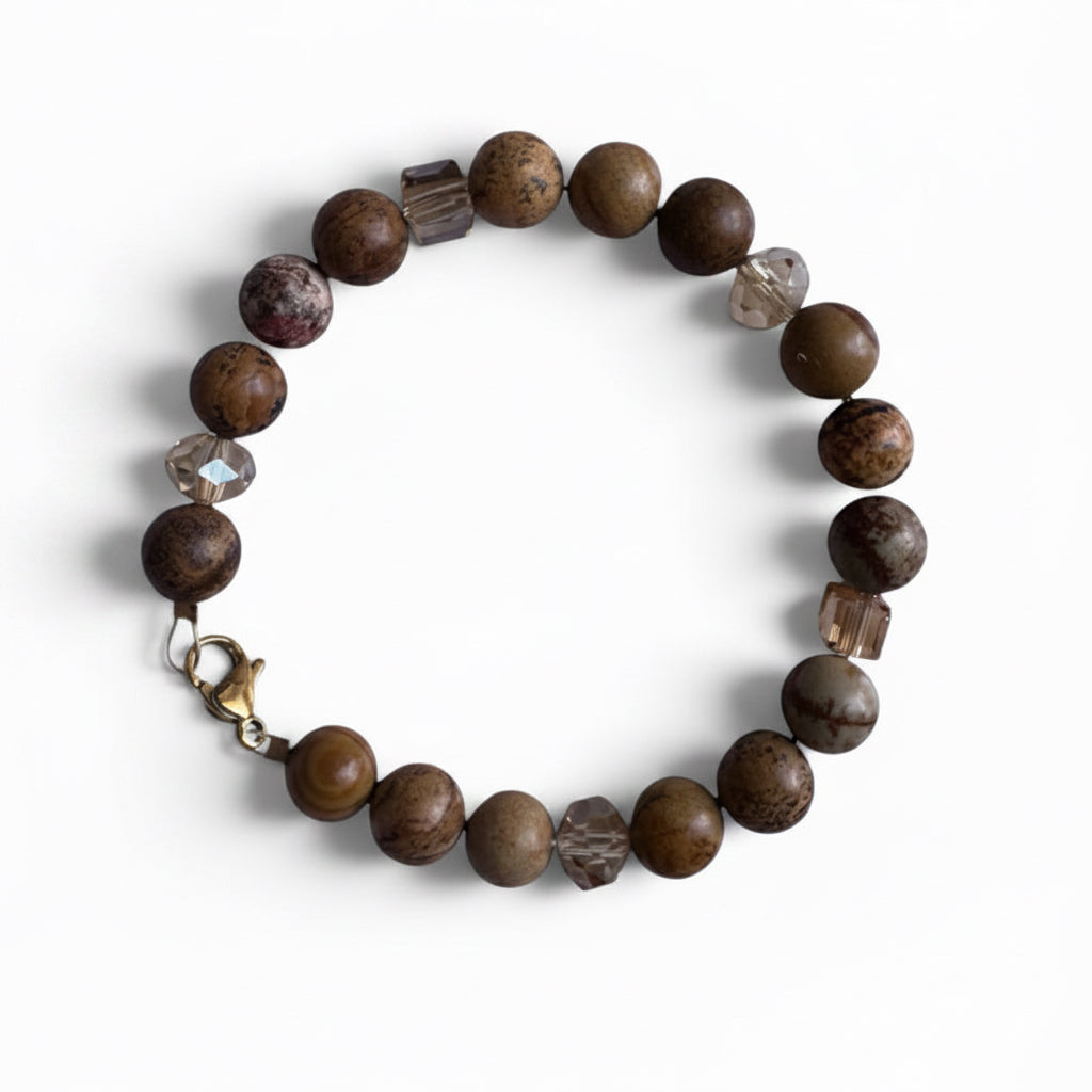 Picture Jasper Crystal -bracelet