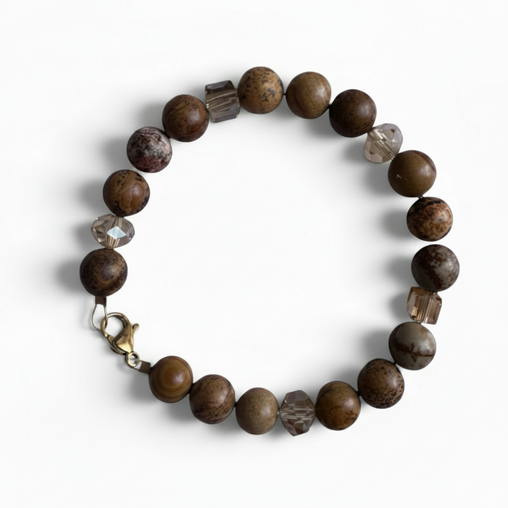 Picture Jasper Crystal -bracelet