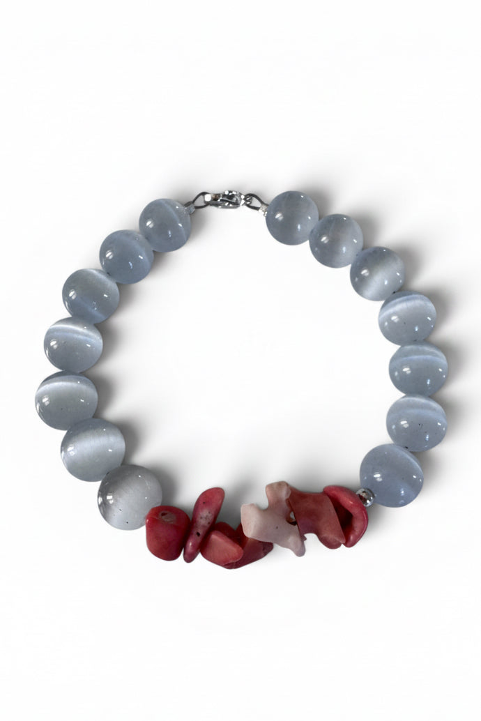 Cat Eye Coral -bracelet