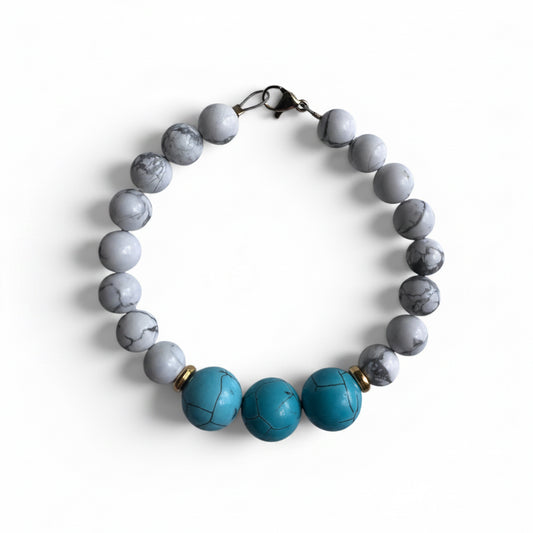 Howlite Turquoise -bracelet