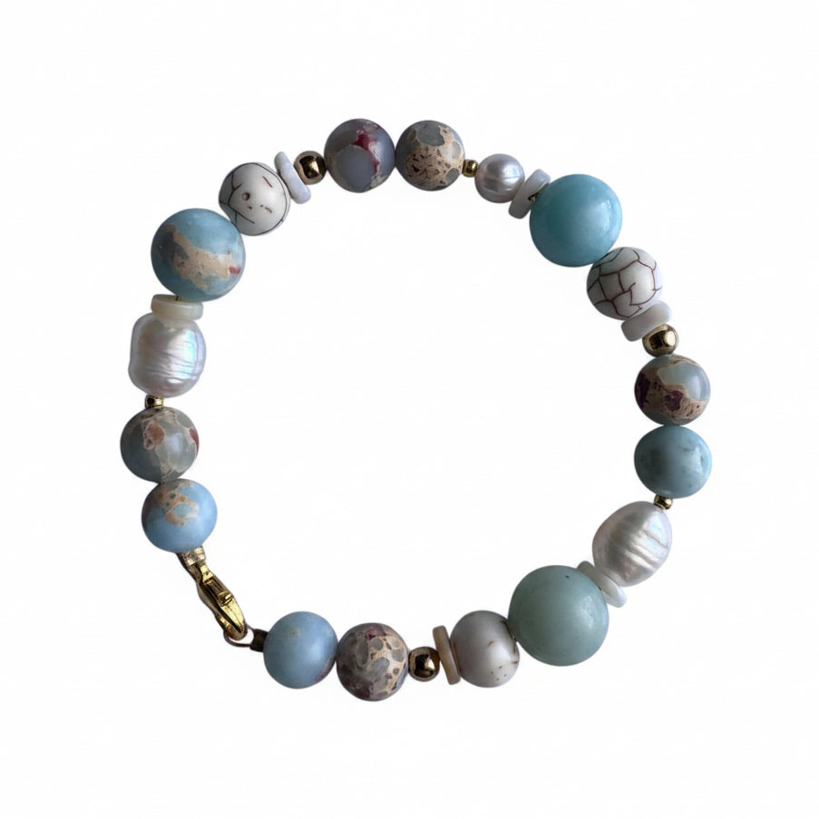 Pearl Amazonite -bracelet