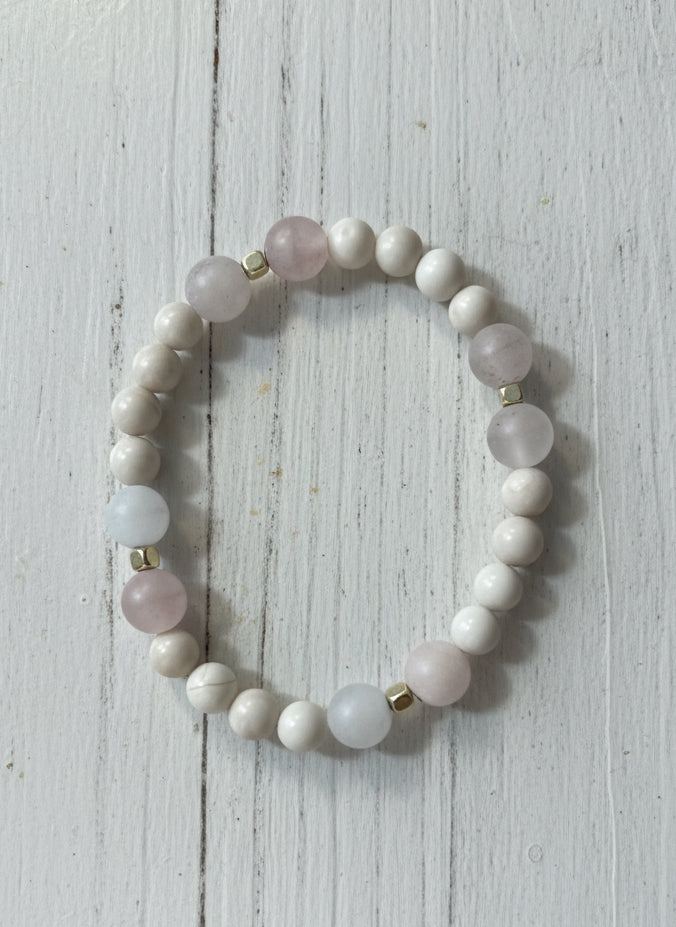 Howlite Moon Stone -bracelet
