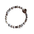 Shell Collection -                         Howlite Shell -bracelet