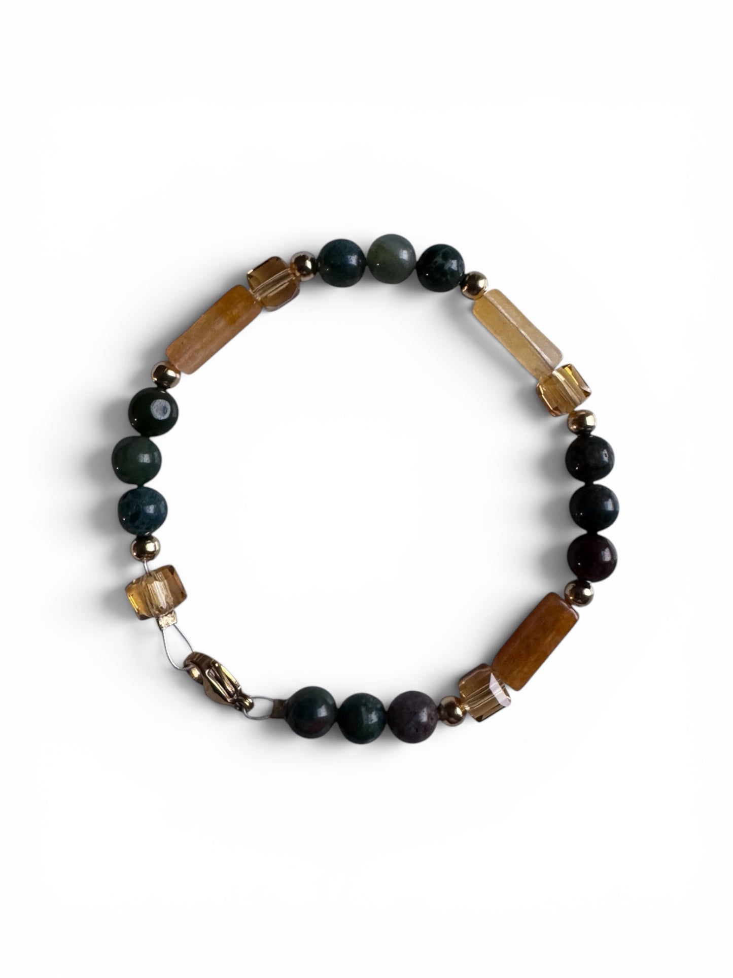 Moss Agate Jasper -bracelet