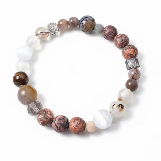 Tiger Eye Jasper Crystal -bracelet