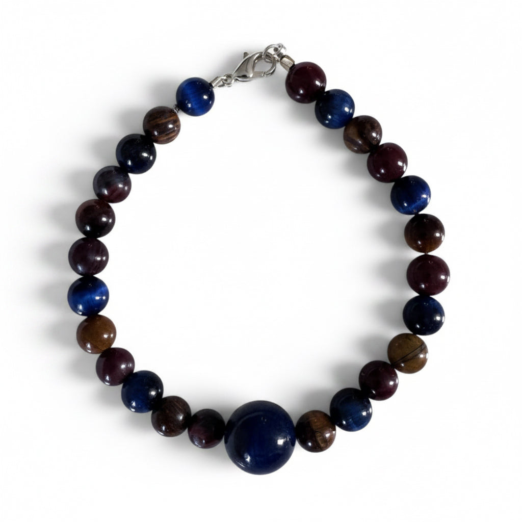 Lapis Azuli Tiger Eye -bracelet