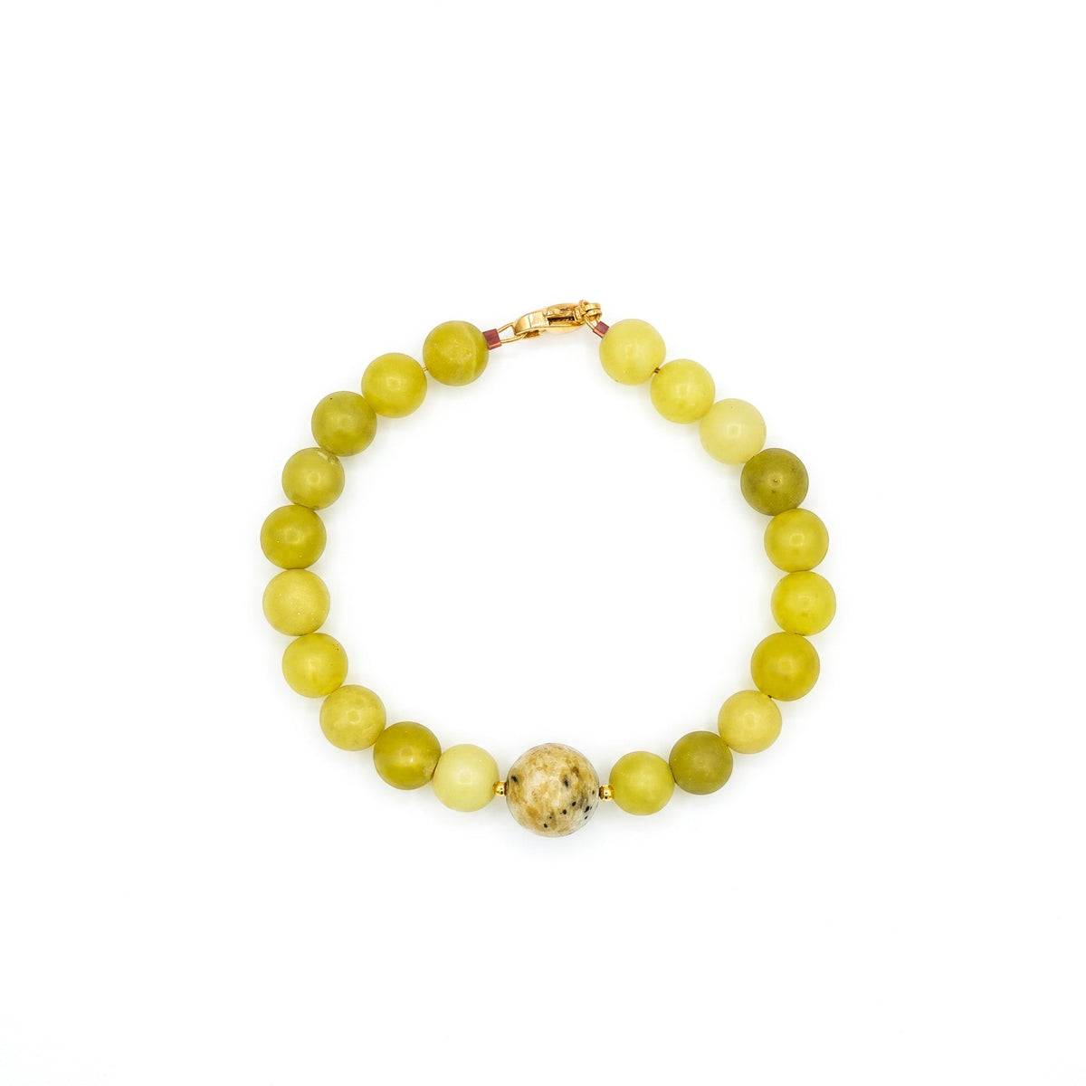 Handcrafted Beaded Gemstone Bracelet