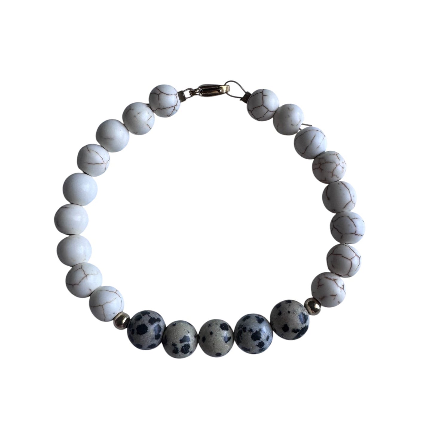 Dalmatian Jasper Howlite -bracelet