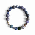 Grey Labradorite Agate -bracelet