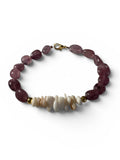Strawberry Quartz Shell -bracelet