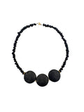 Textured Stone Statement Necklace
