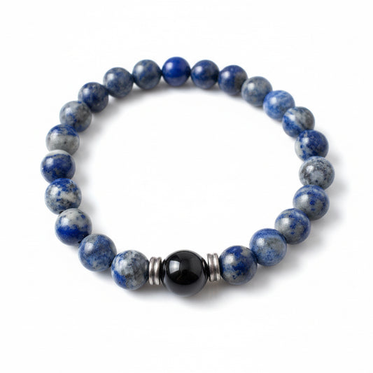 Lapis Azuli Obsidian -bracelet