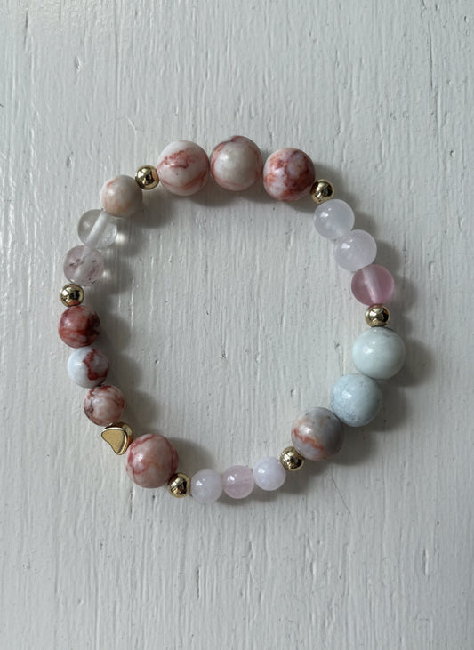 Jasper Moon stone -bracelet