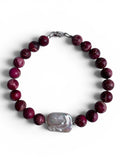 Red Jasper Shell nugget -bracelet