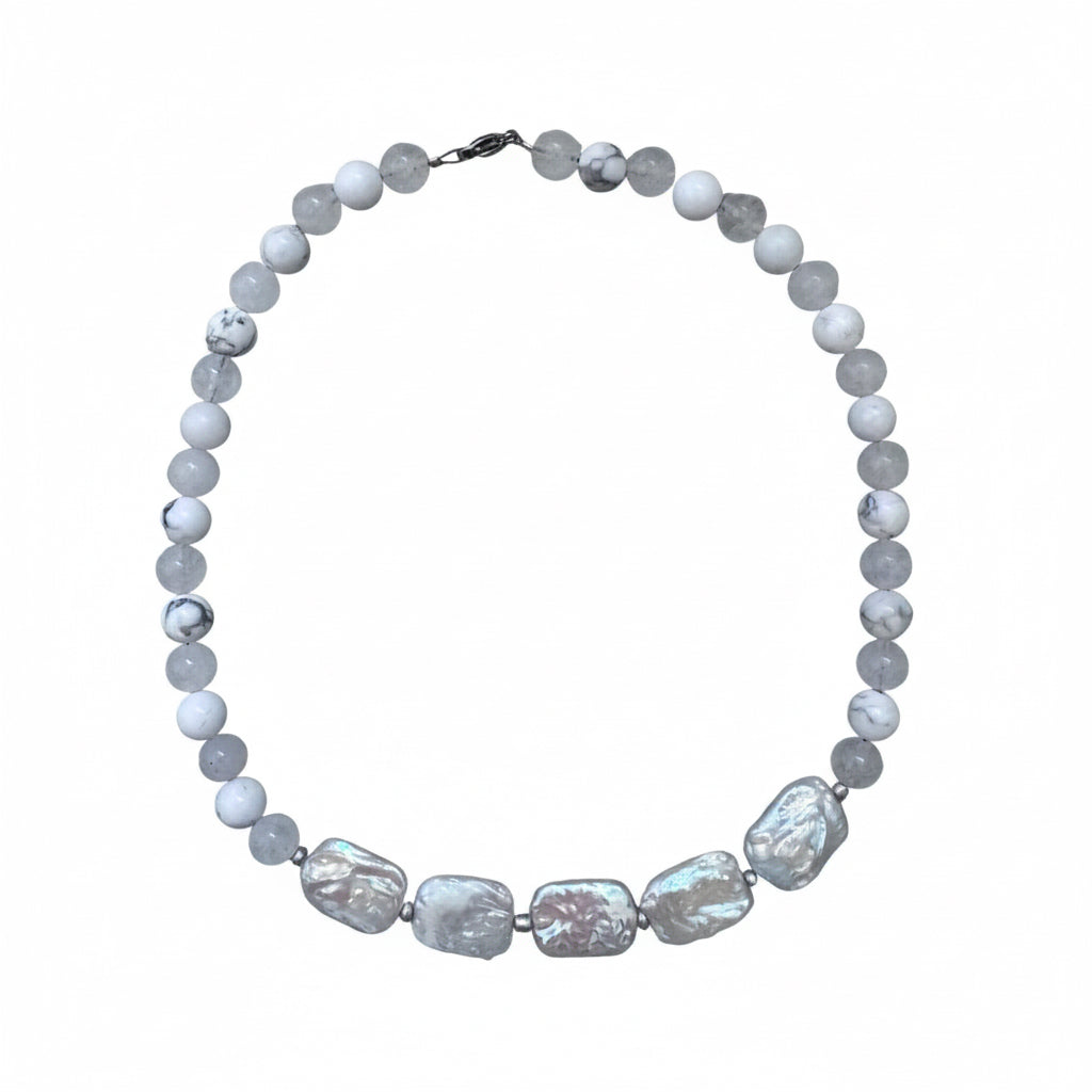 Moonstone Freshwater Pearl -necklace