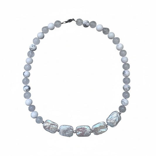 Moonstone Freshwater Pearl -necklace