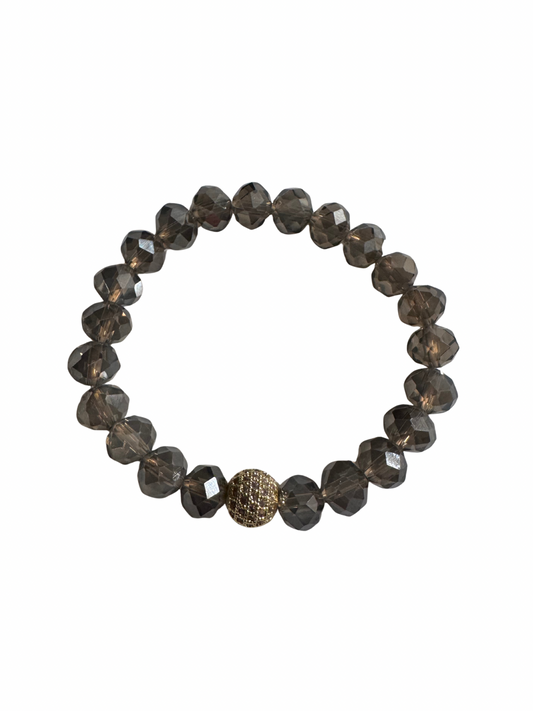 Grey Crystal -bracelet