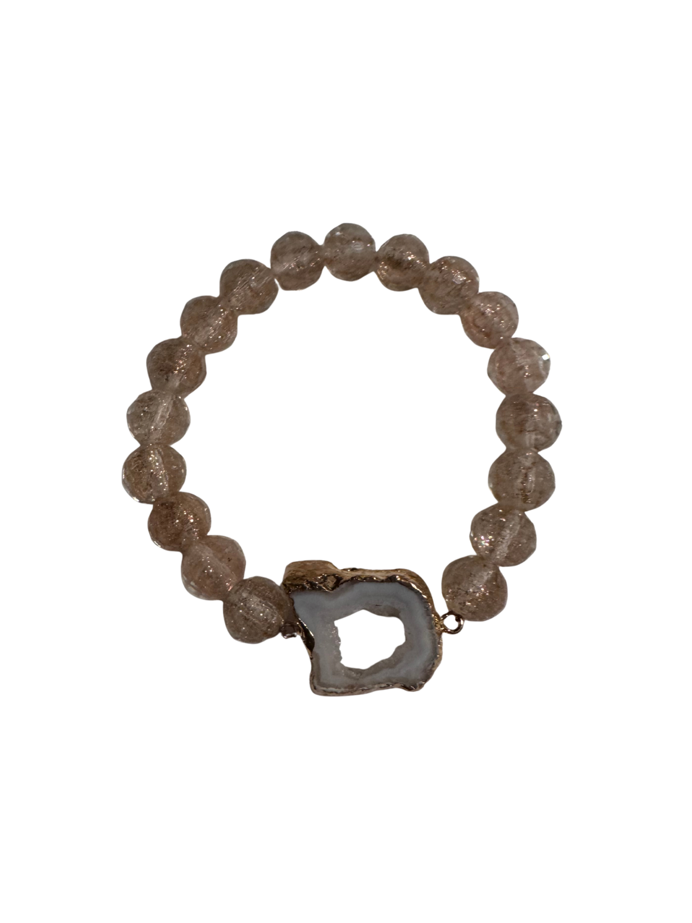 Howlite Geode -bracelet
