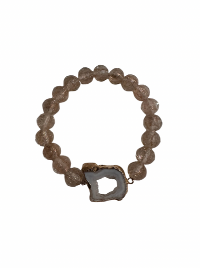 Howlite Geode -bracelet