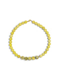Handcrafted Beaded Gemstone Statement Necklace