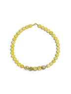 Handcrafted Beaded Gemstone Statement Necklace