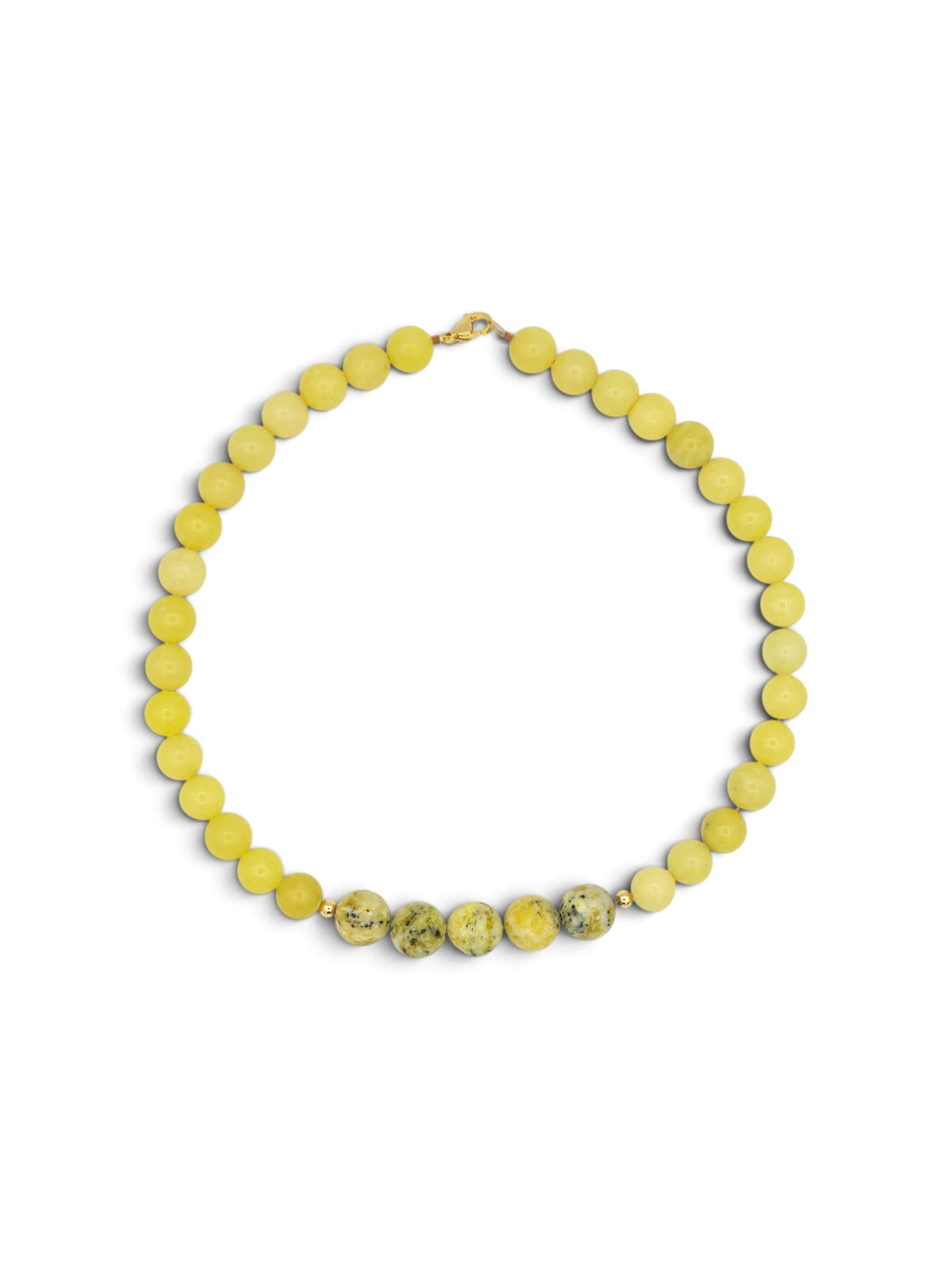 Handcrafted Beaded Gemstone Statement Necklace