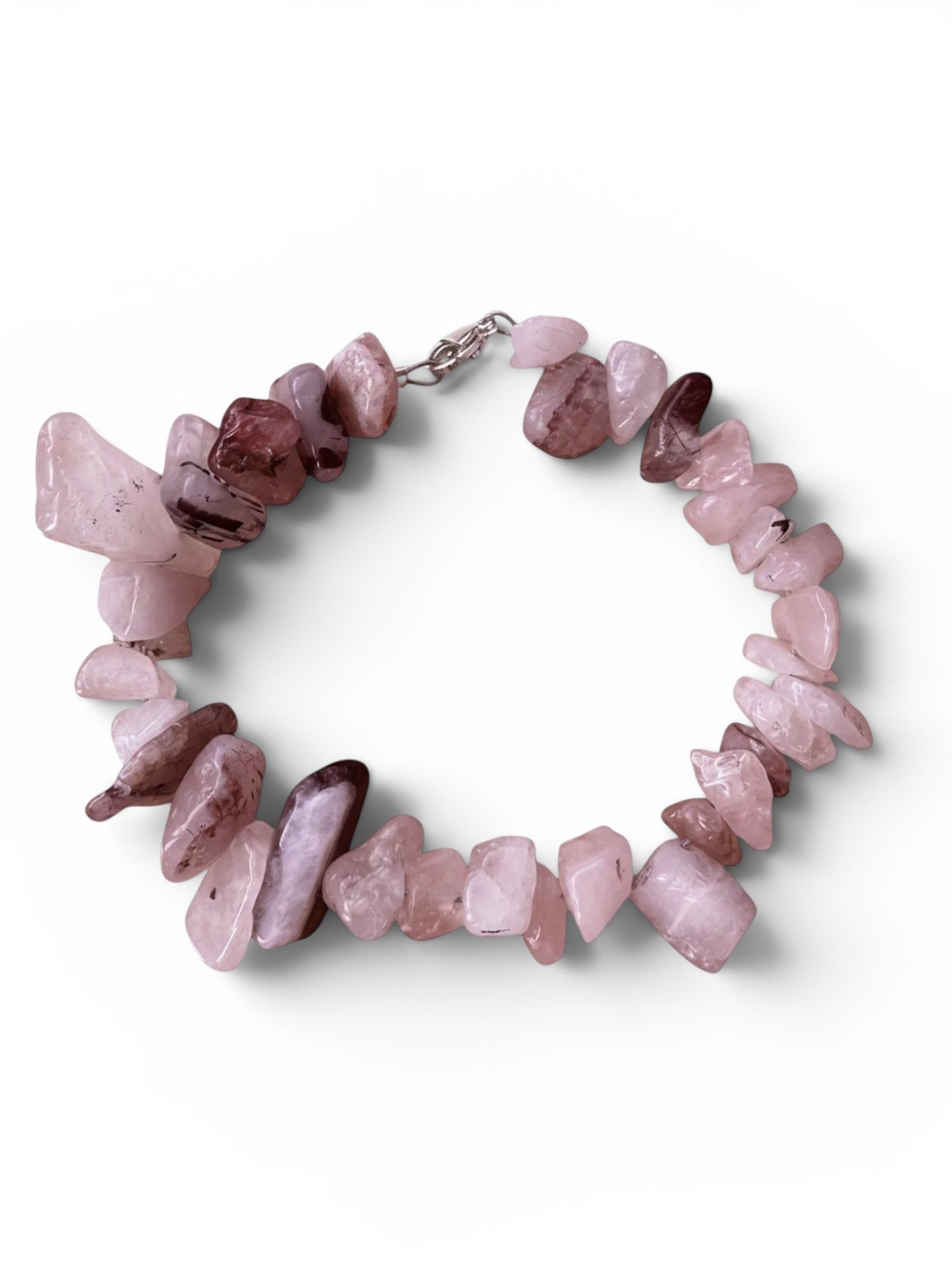 Cherry Blossom Agate Rose Quartz -bracelet