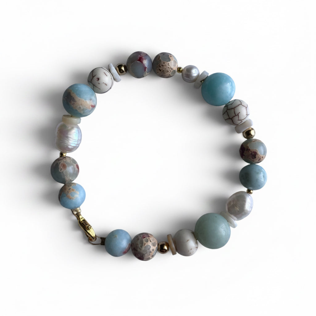Pearl Amazonite -bracelet