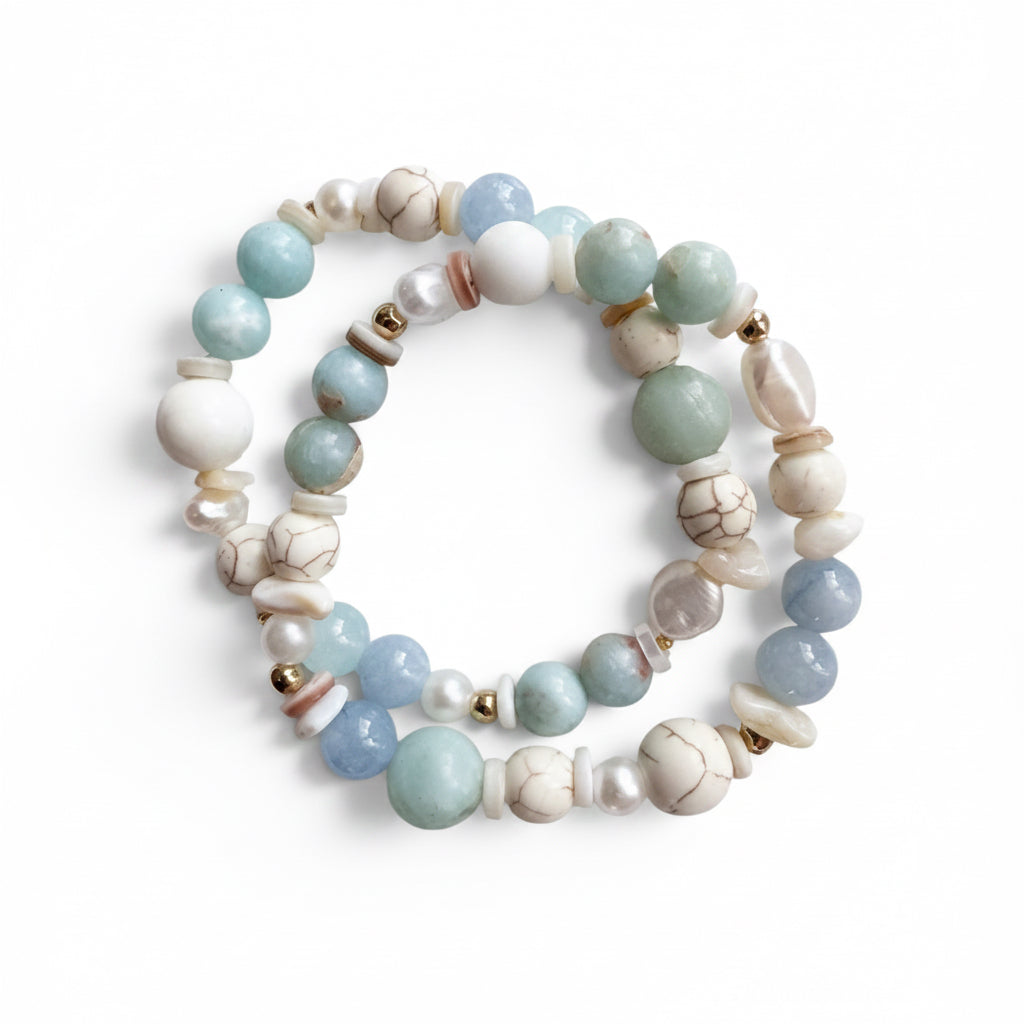 Shell Collection -                             Amazonite -set