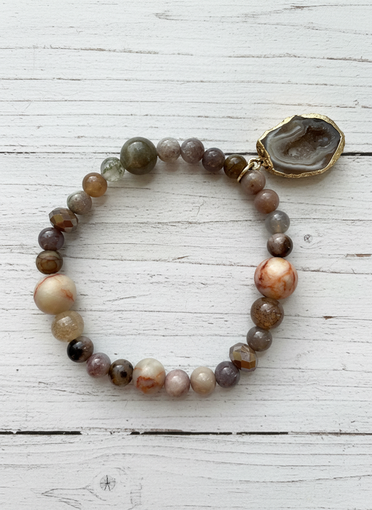 Geode bracelet
