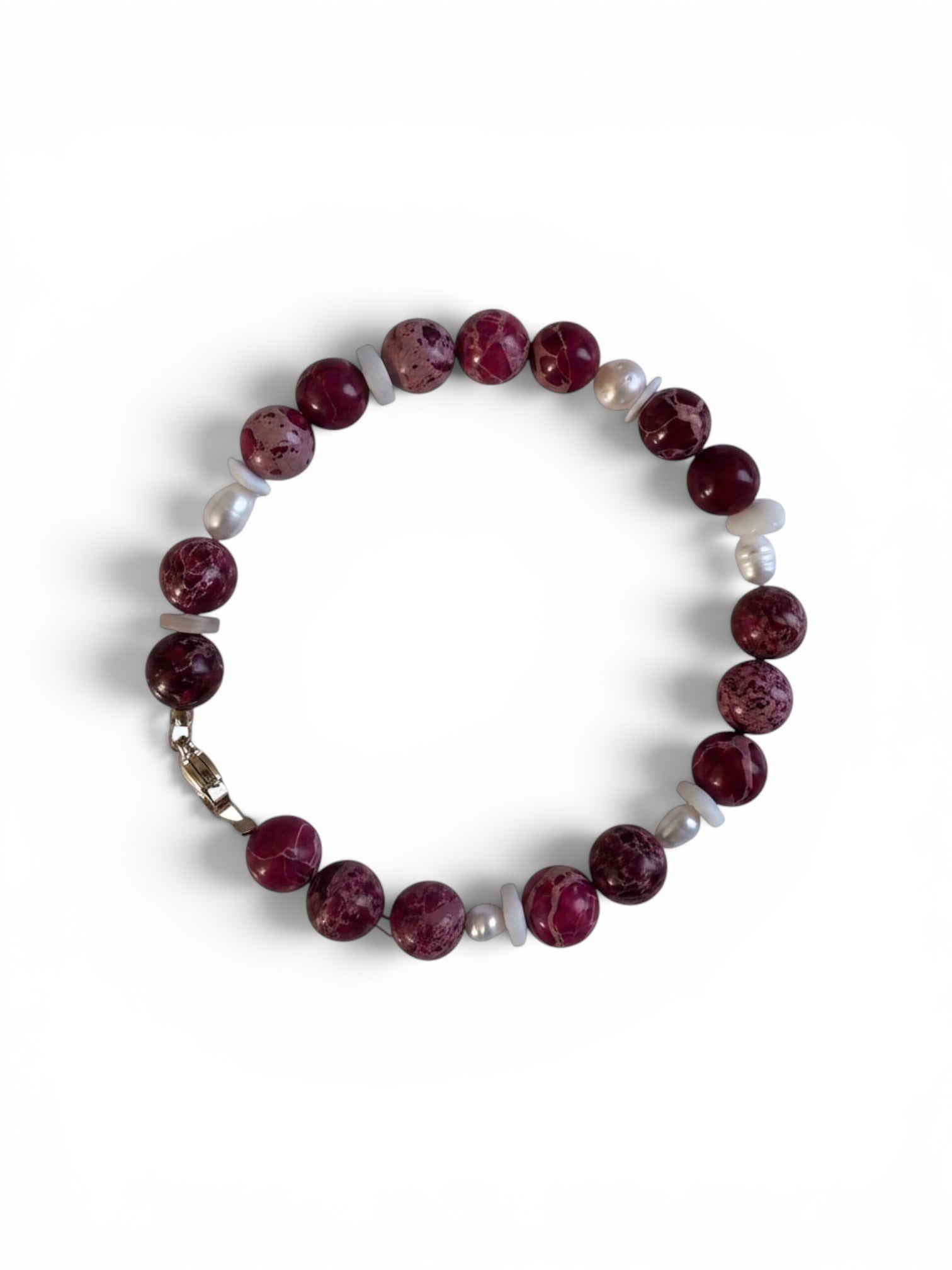 Red Jasper Shell -bracelet