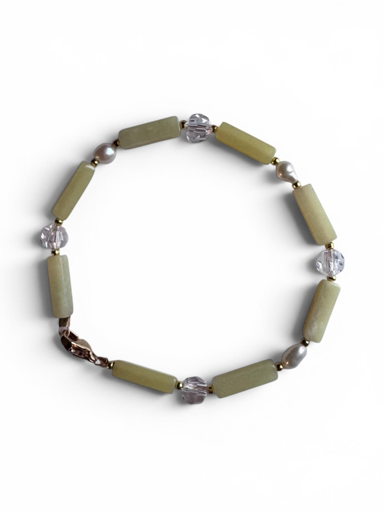 Yellow Nephrite -bracelet