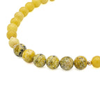 Handcrafted Beaded Gemstone Statement Necklace