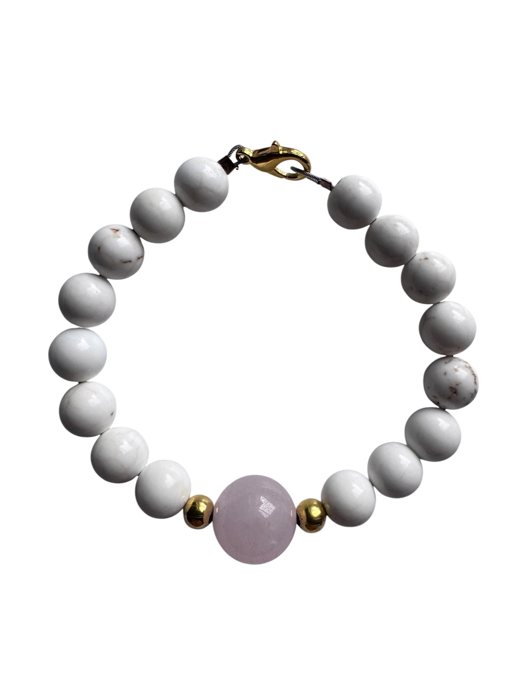 Magnesite Rose Quartz -bracelet