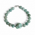 Green Matt Aventurine Shell -bracelet